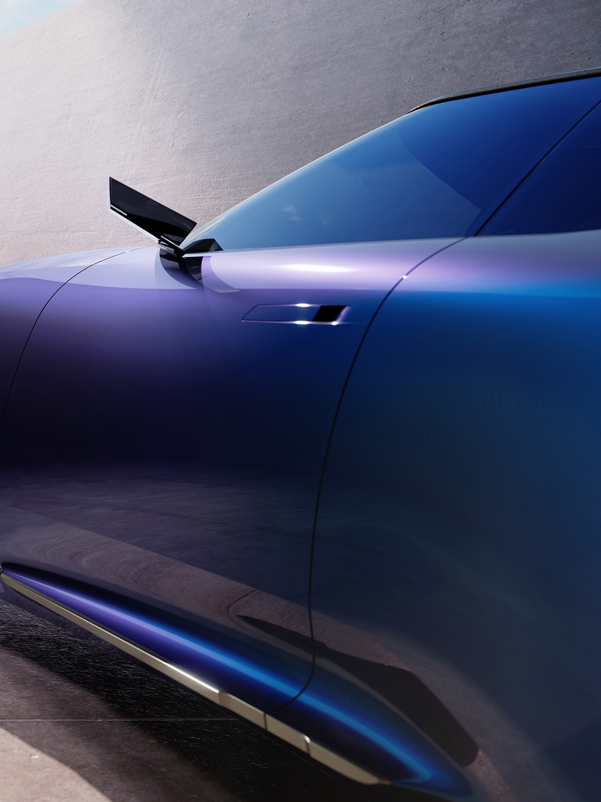 DS F3VER Concept teinte bleu dichroïque